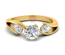 Vogue Crafts and Designs Pvt. Ltd. manufactures Designer Diamond and Gold Ring at wholesale price.
